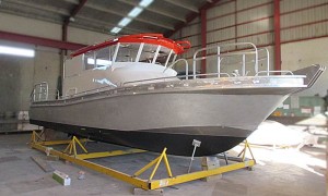 Bluff Coasguard's new rescue vessel nears completion