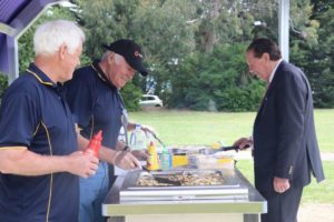 Mayor Tim with members of the Rotary Club Invercargill South